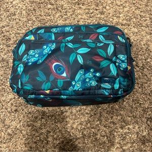 Lug scoop bag in Peacock multi